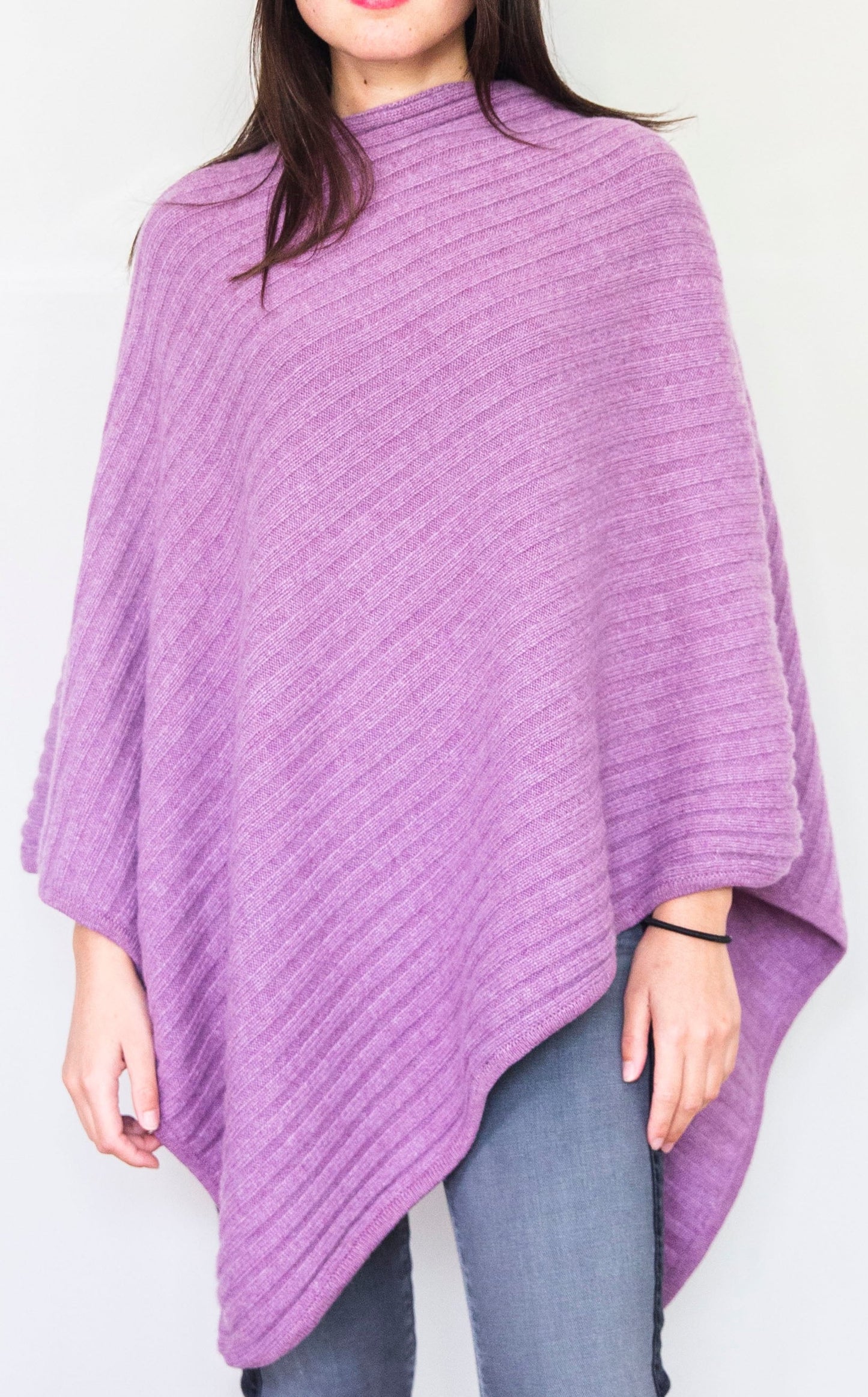 Poncho Carlton Long Mauve