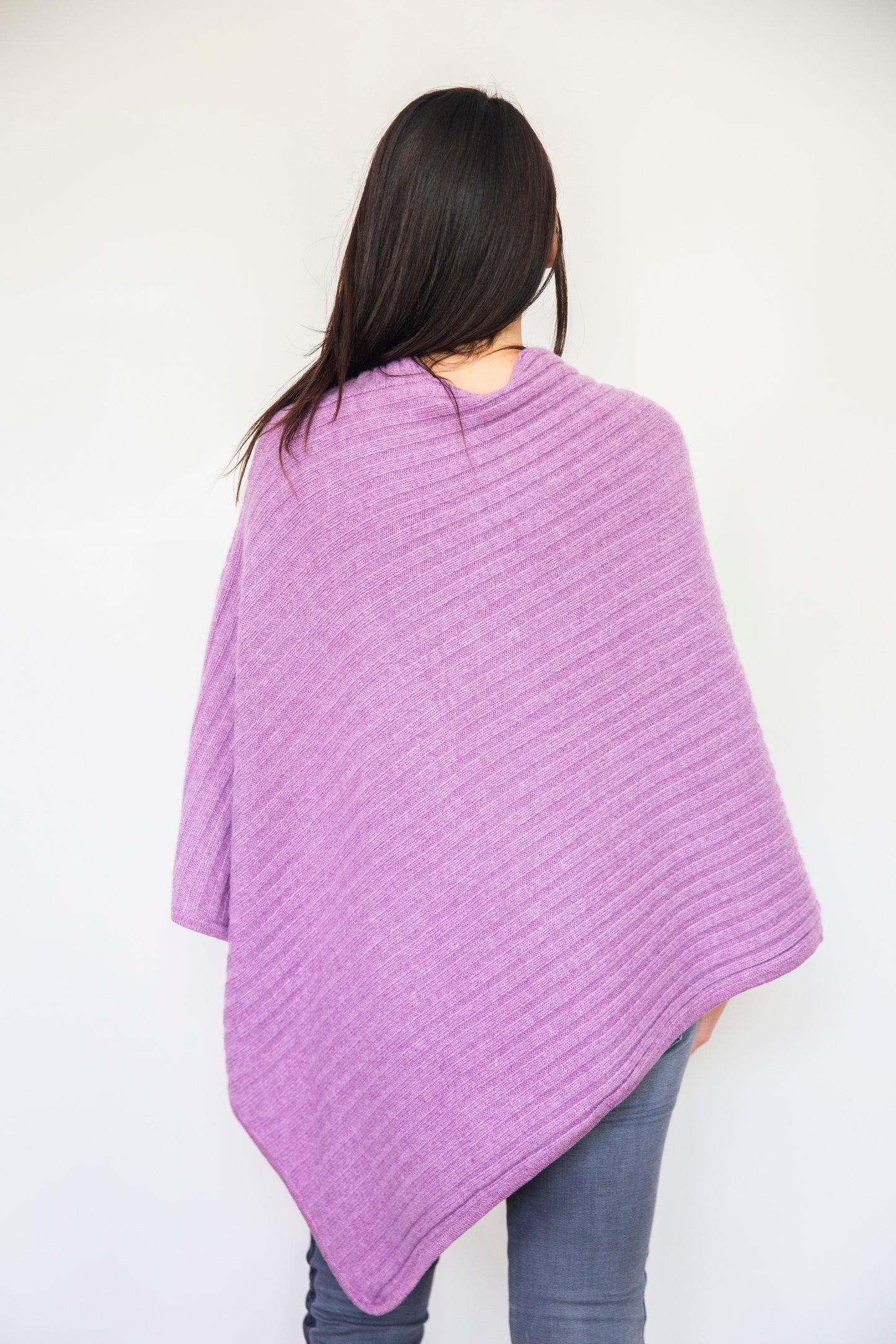 Poncho Carlton Long Mauve