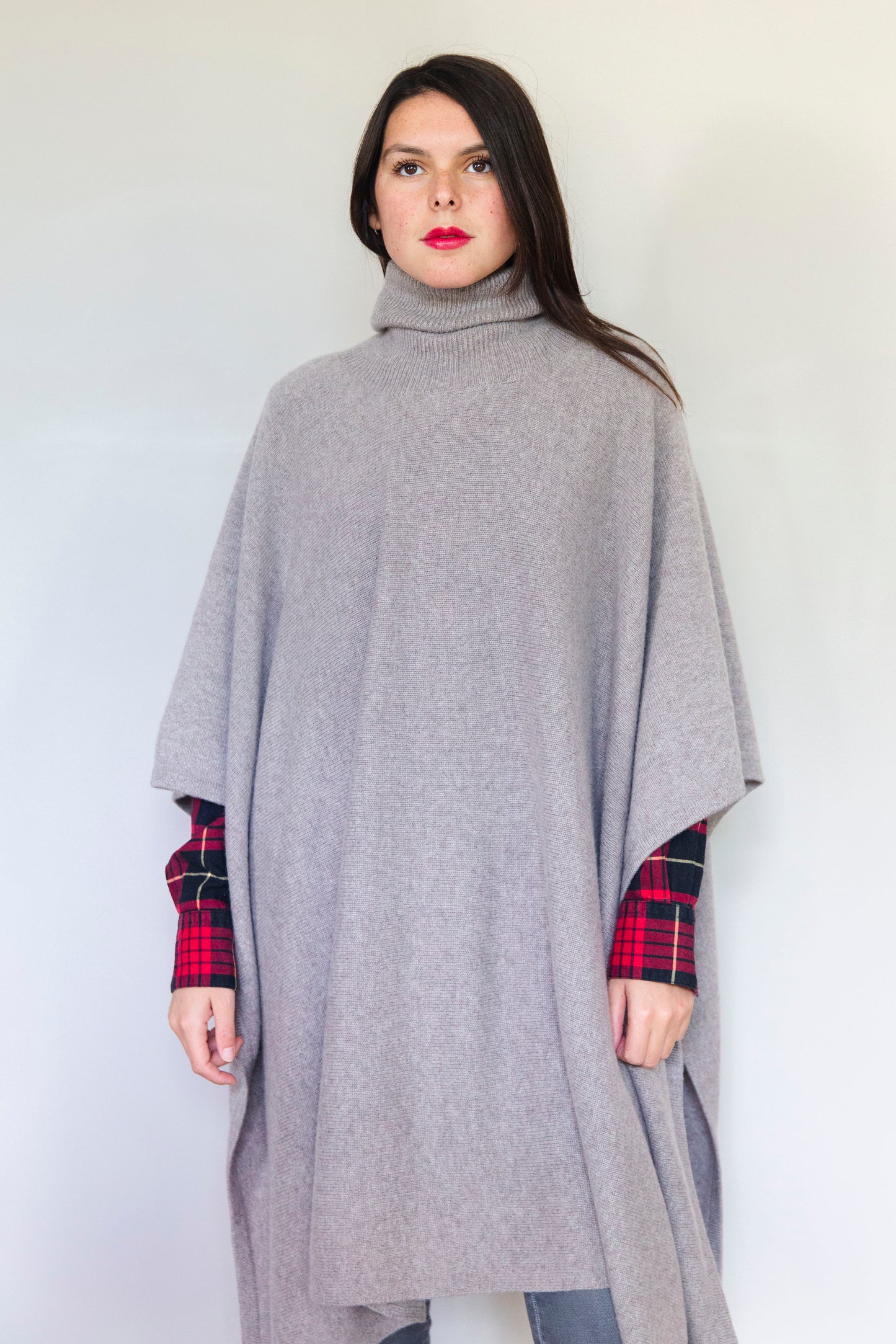 Poncho Julie Beige