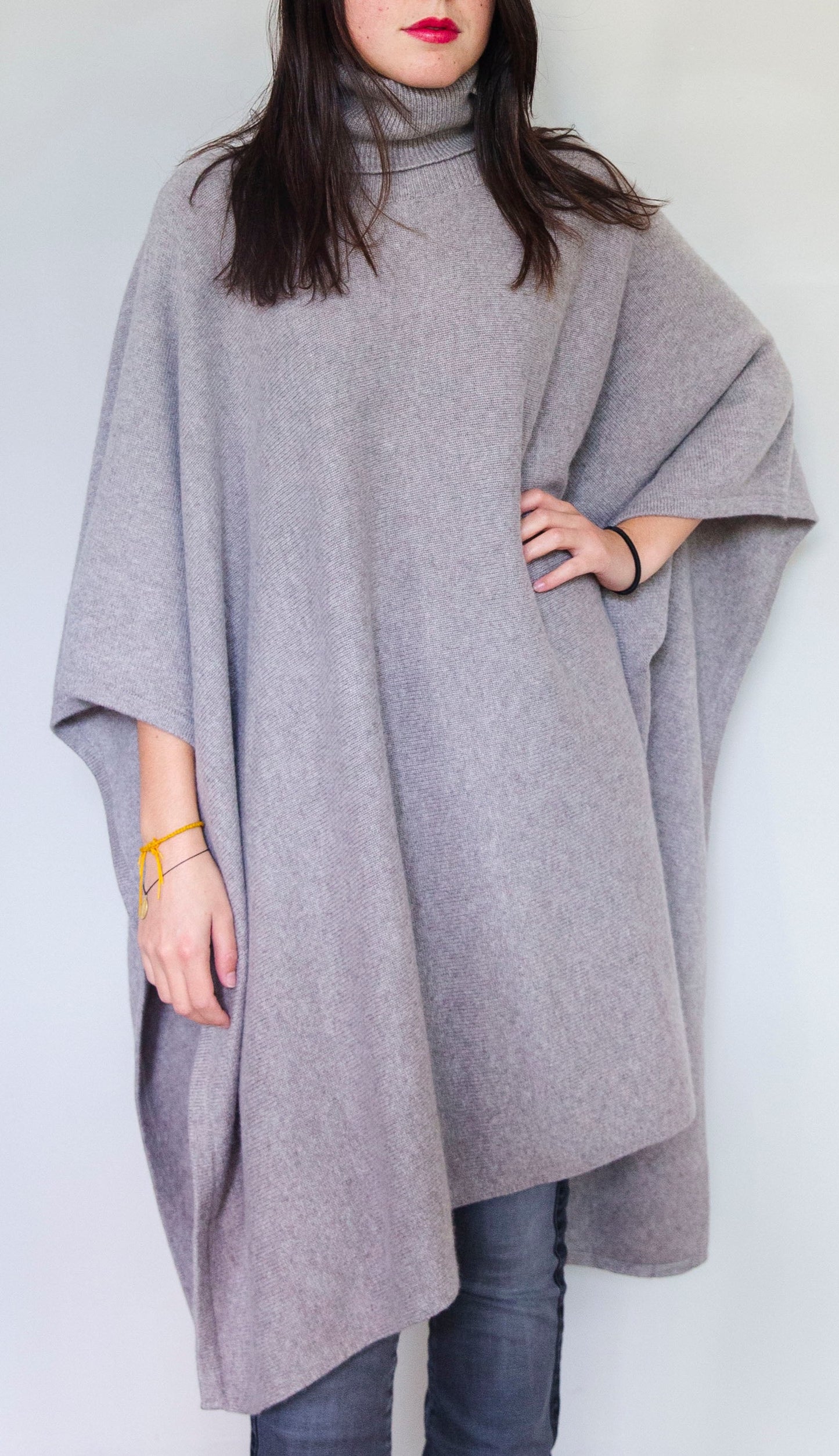 Poncho Julie Beige