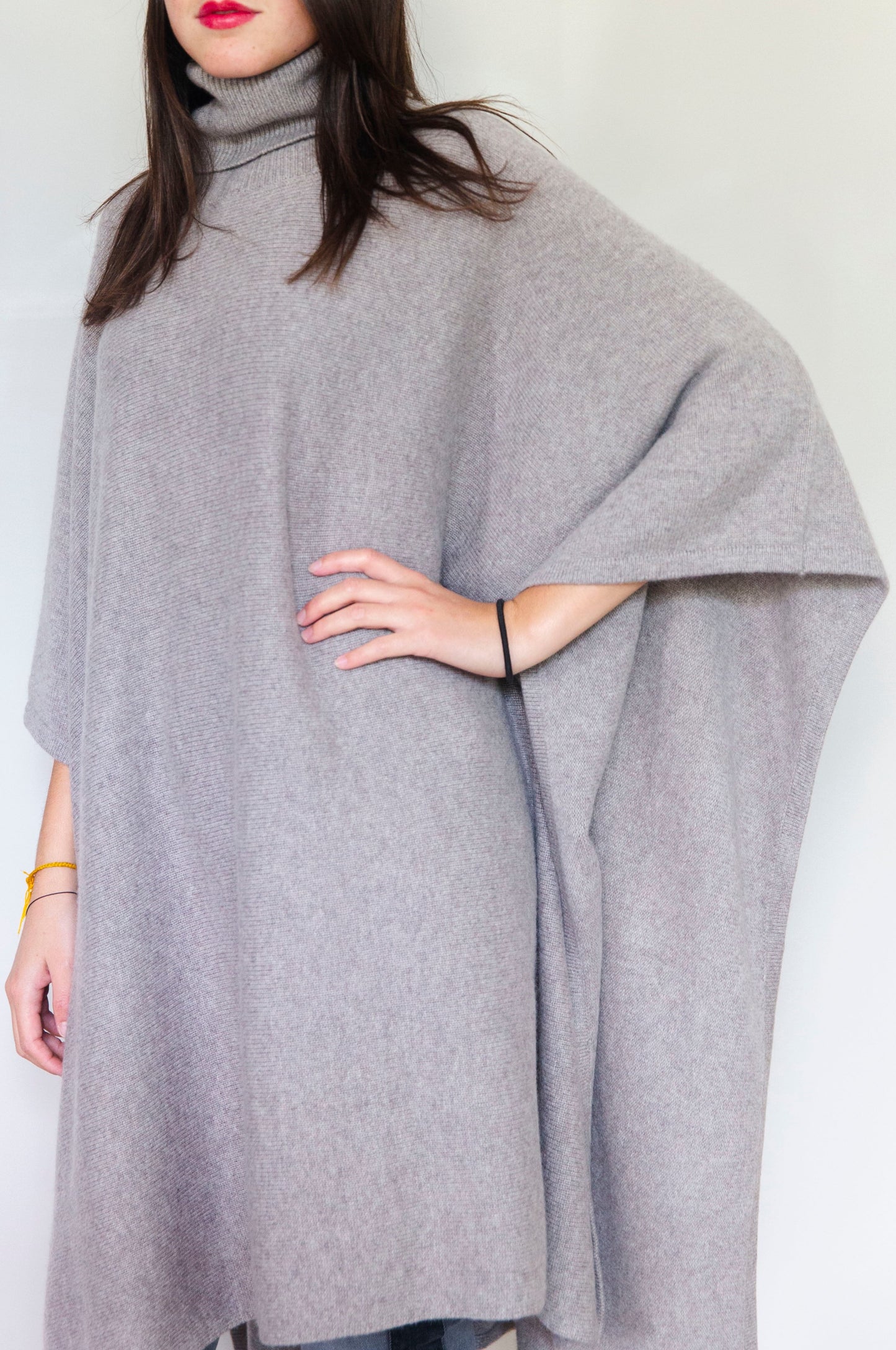 Poncho Julie Beige