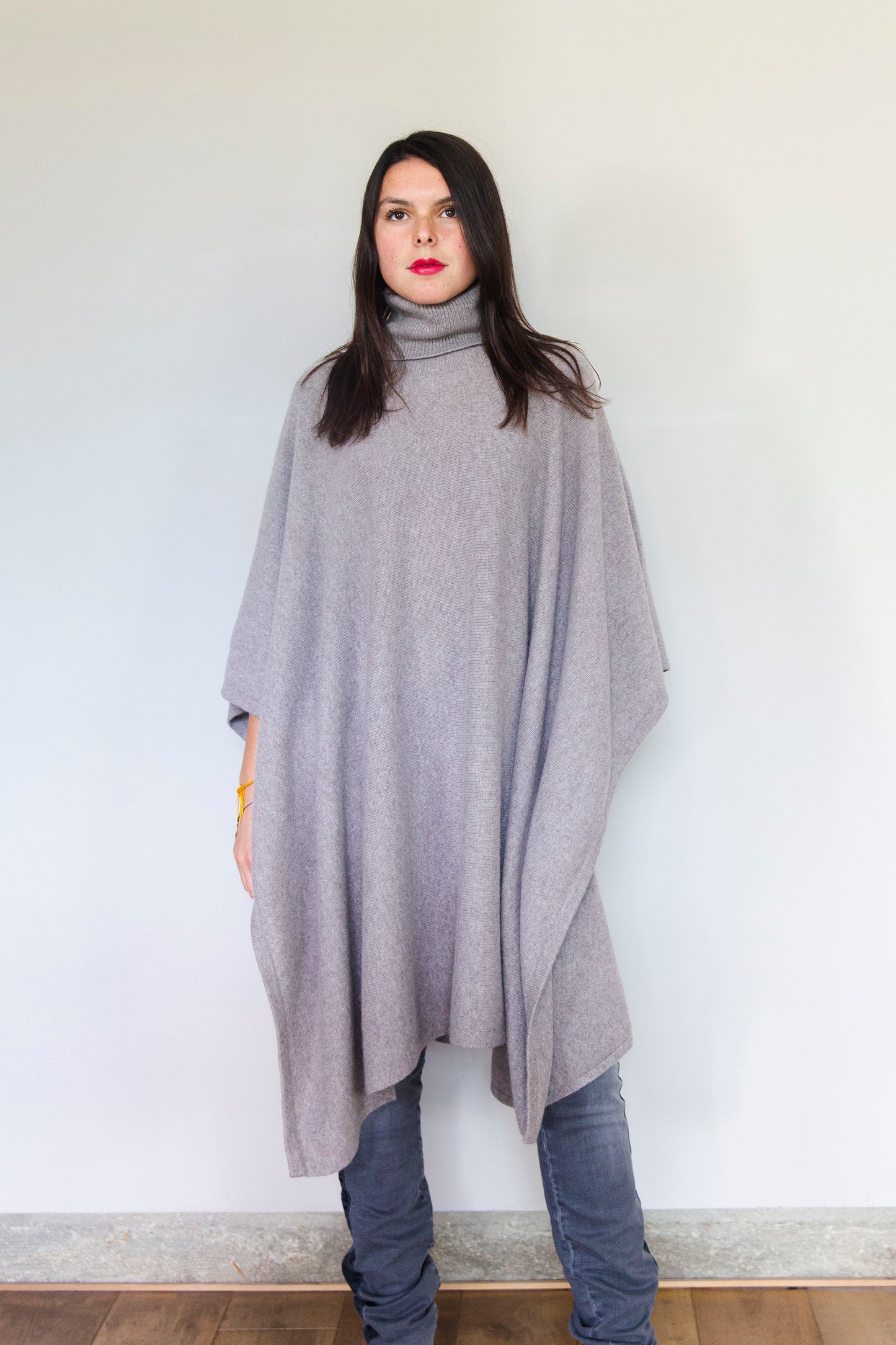 Poncho Julie Beige