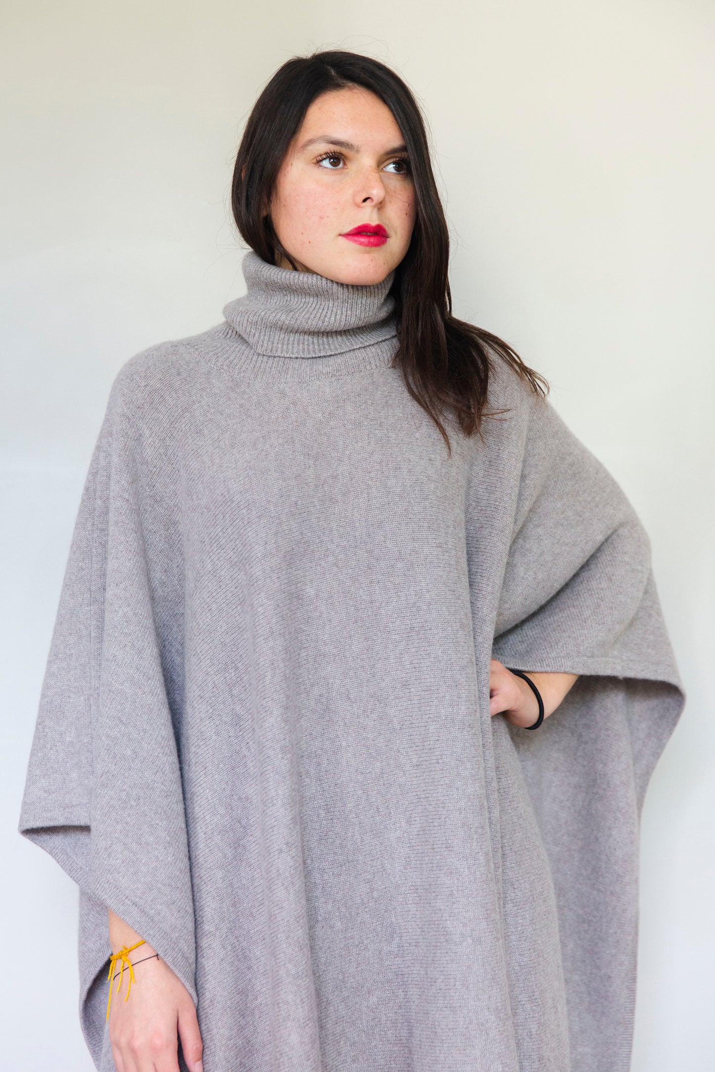 Poncho Julie Beige