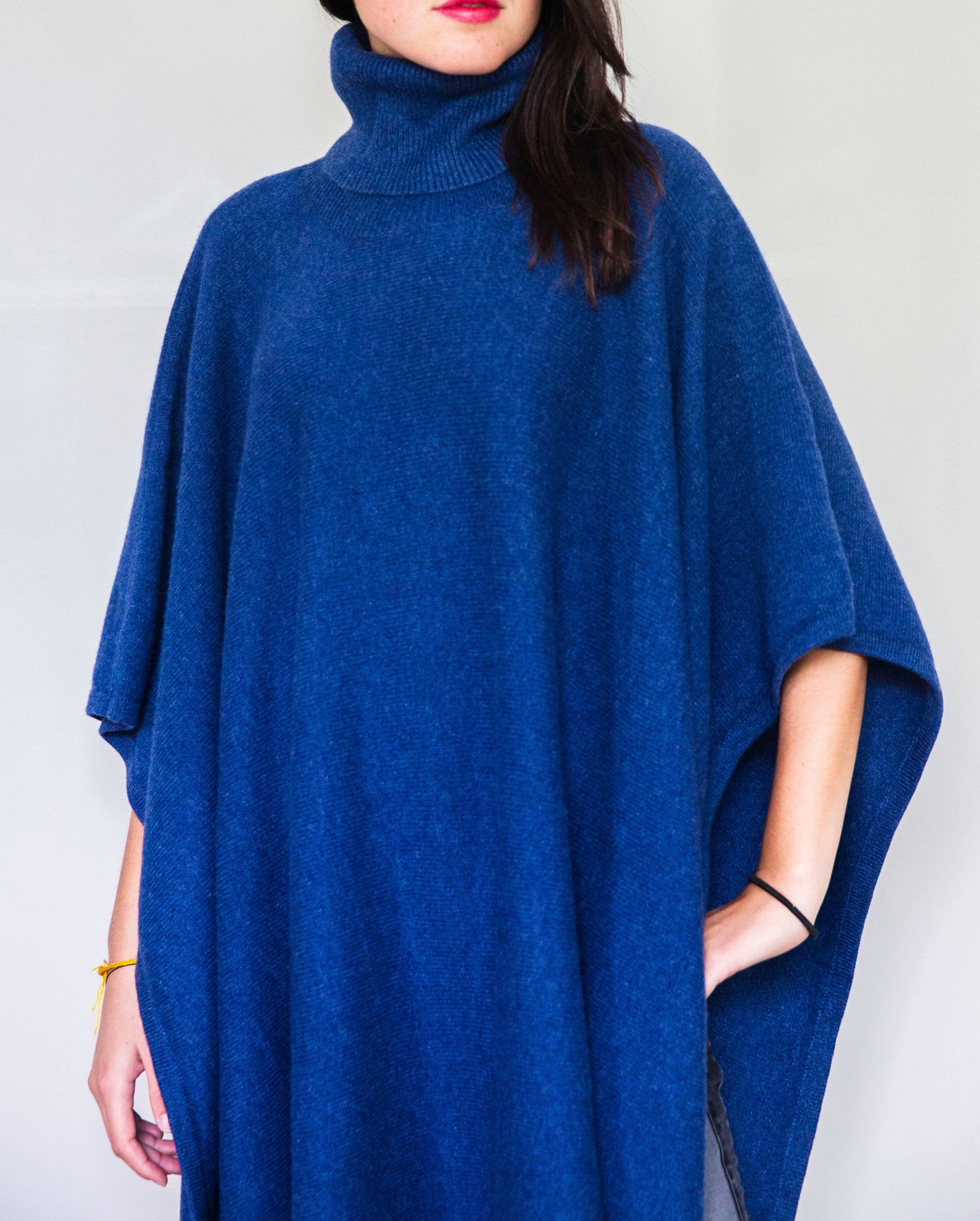 Poncho Julie bleu jean