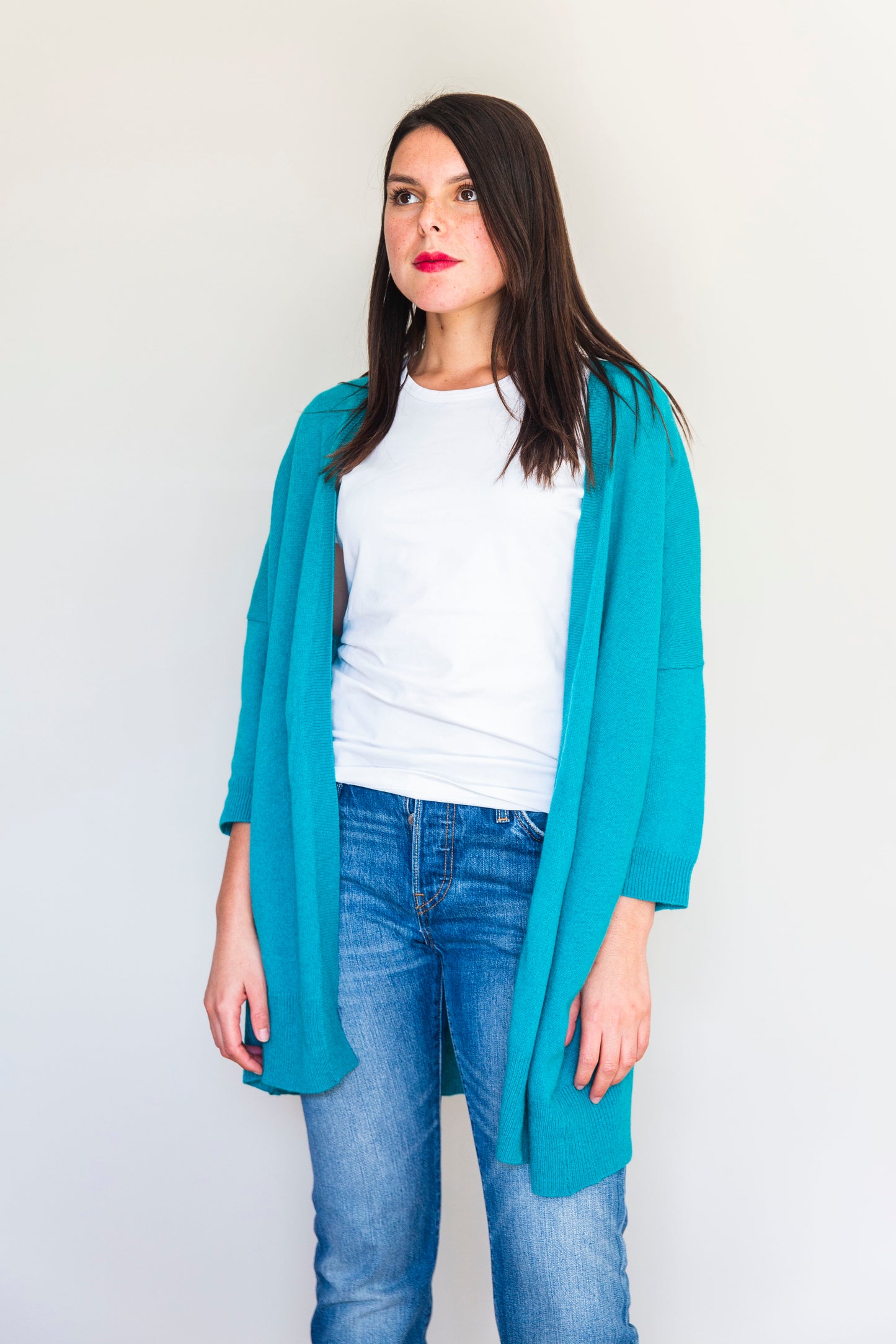 Gilet Jane B. Turquoise