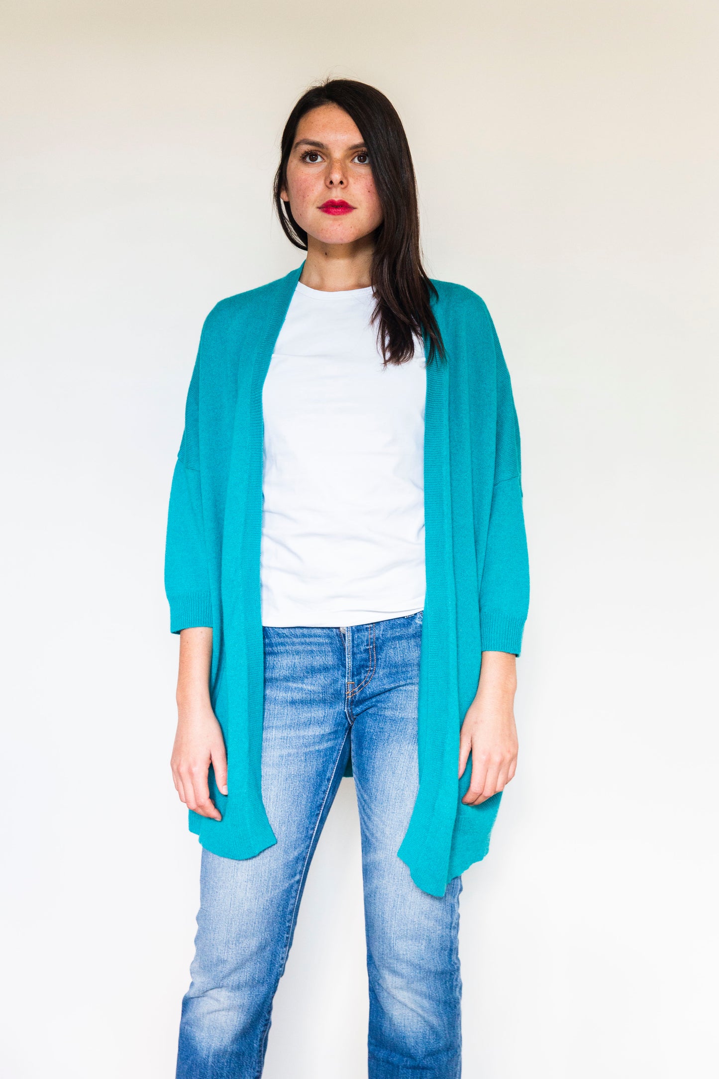 Gilet Jane B. Turquoise