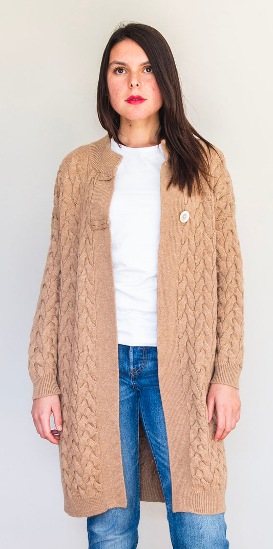 Gilet Gabriel Court Camel