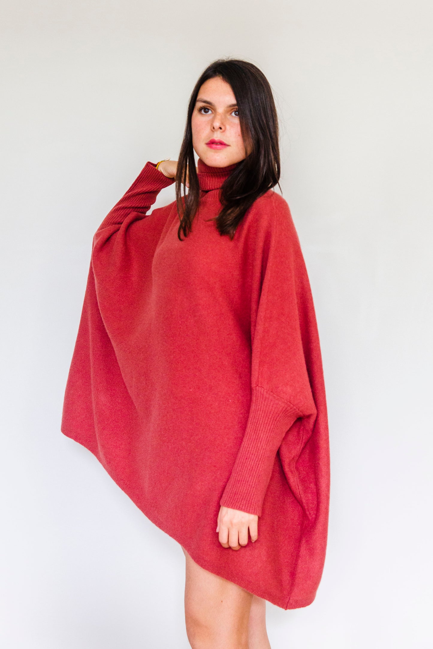 Tunique Noémie Rouge orangé