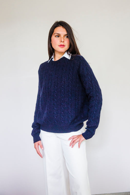 Pull Rachelle Bleu marine