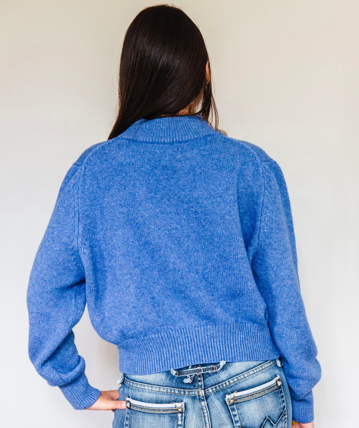 Pull Nathalie Bleu jean