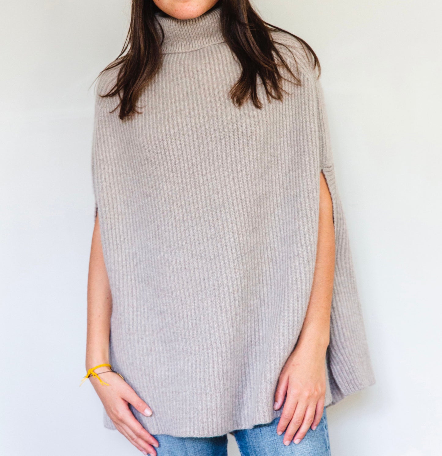 Poncho Adélaide Beige