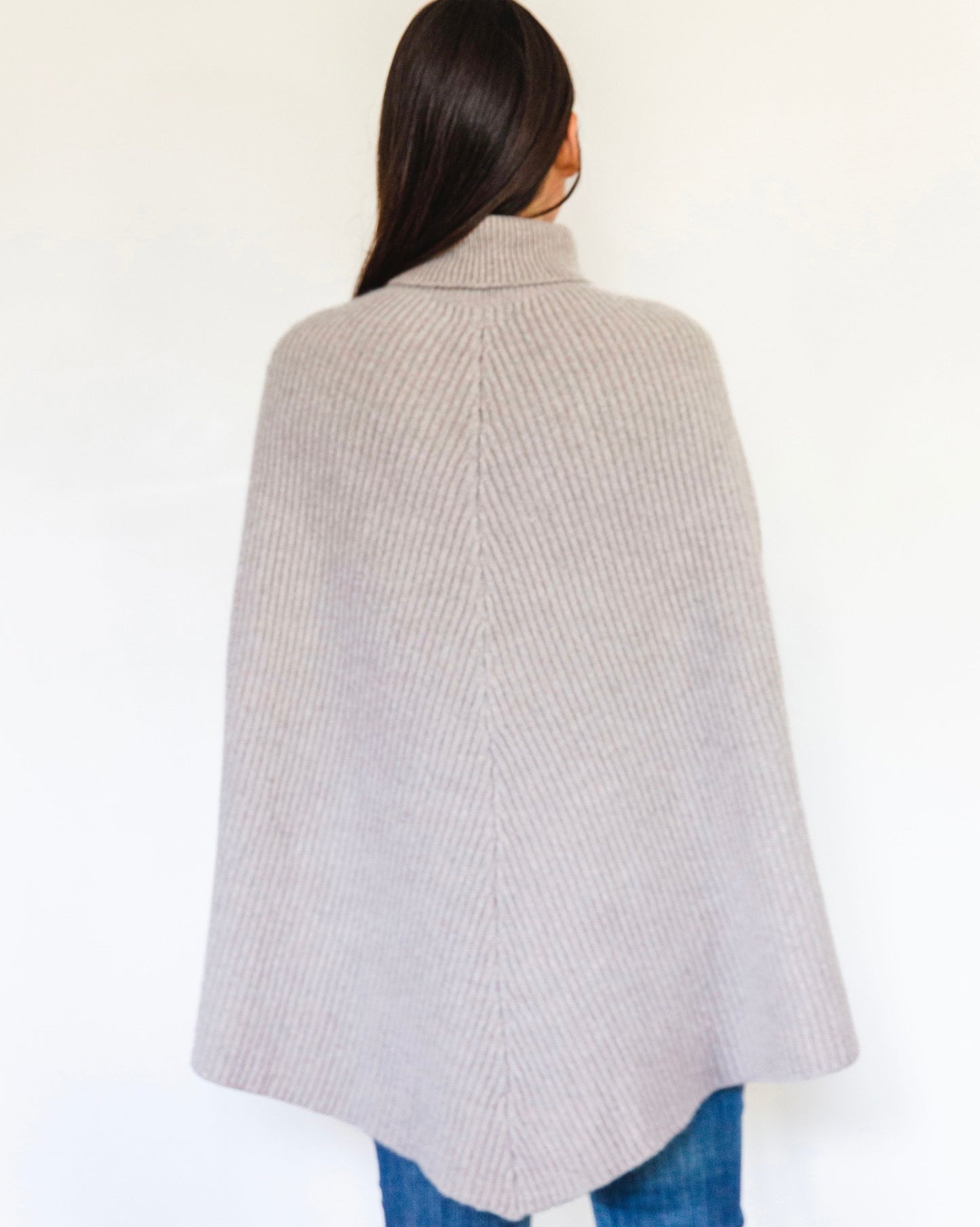 Poncho Adélaide Beige