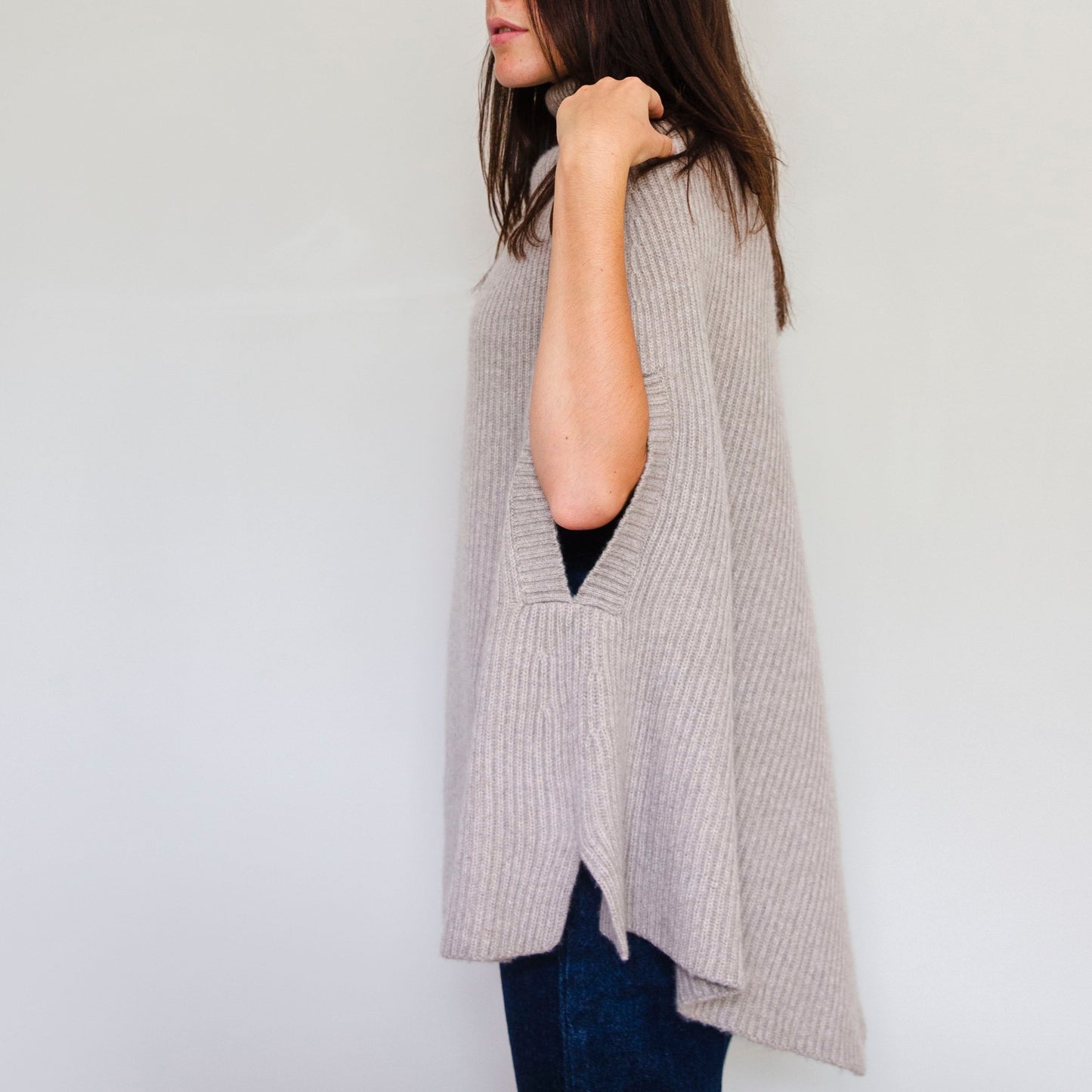 Poncho Adélaide Beige