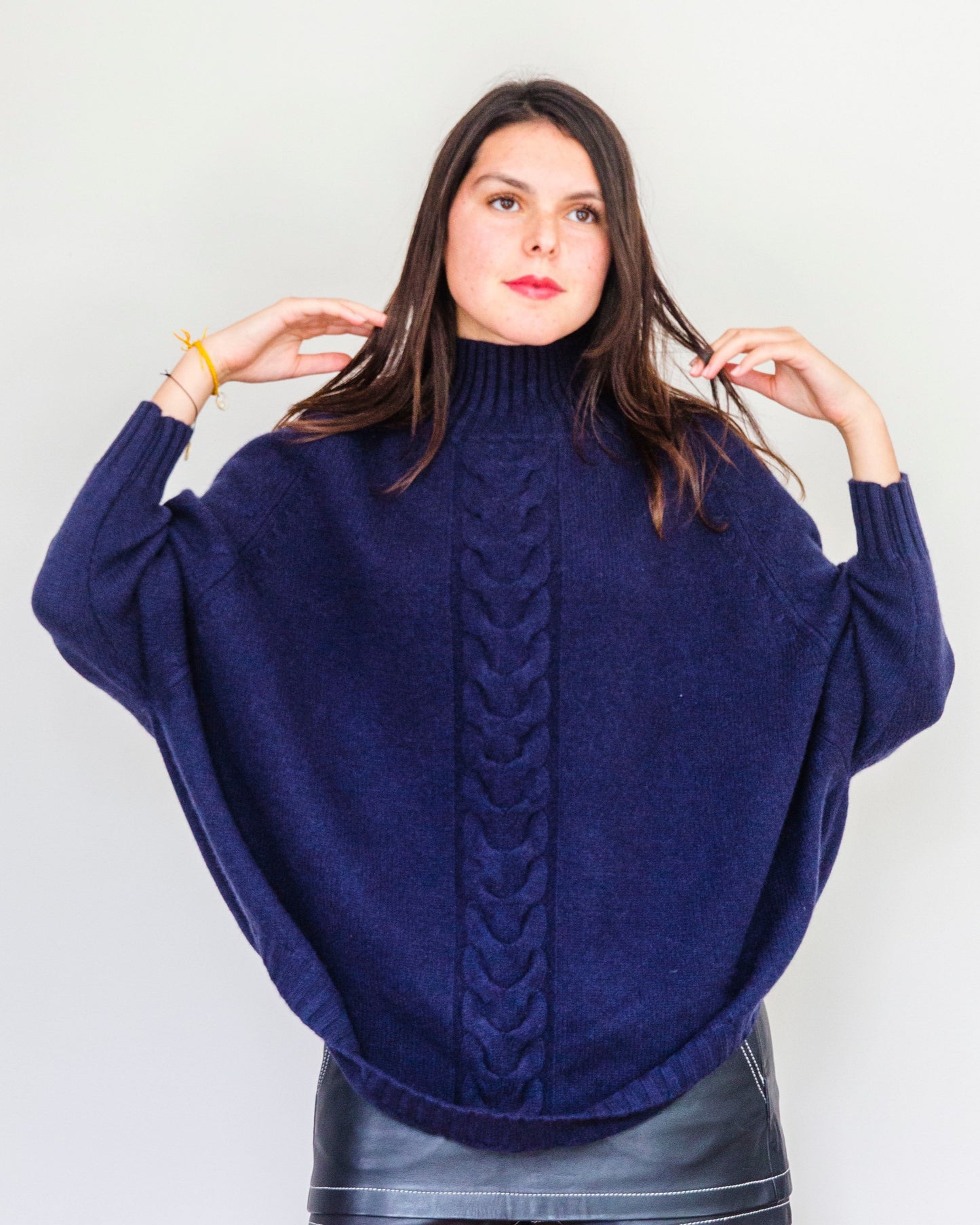 Torsades Court Bleu marine