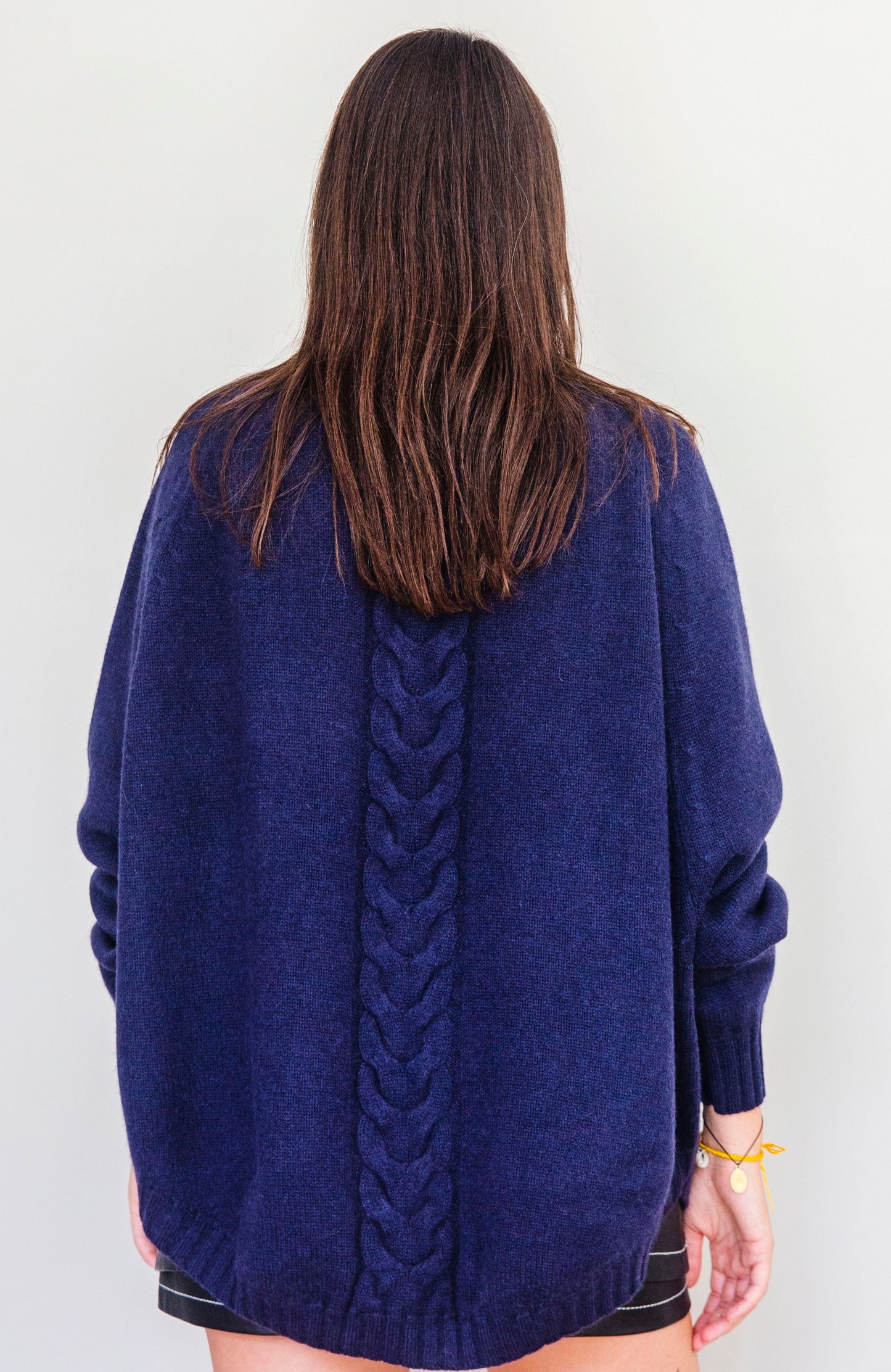 Torsades Court Bleu marine